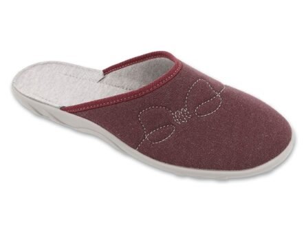 Bordo spalvos moteriškos šlepetės BEFADO 235D216 - Image 1