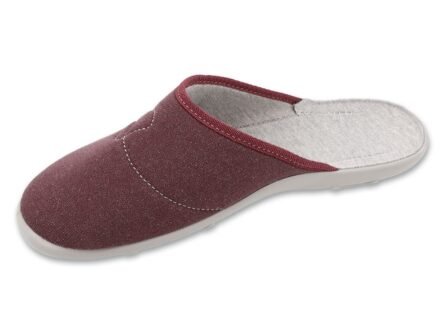 Bordo spalvos moteriškos šlepetės BEFADO 235D216 - Image 2