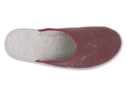 Bordo spalvos moteriškos šlepetės BEFADO 235D216 - Image 3
