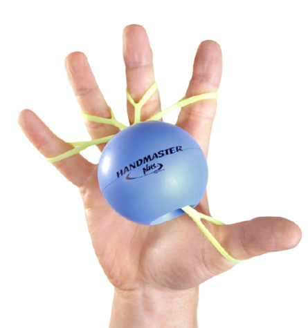 Mėlynos spalvos rankos treniruoklis HANDMASTER PLUS - Image 1