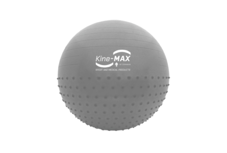 Sidabrinės spalvos mankštos kamuolys Kine-MAX Ø 65 cm - Image 1