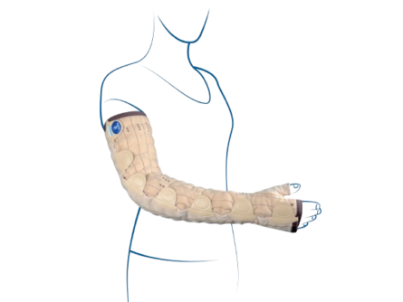 Kūno spalvos MOBIDERM AUTOFIT rankovė su pirštine - Image 1