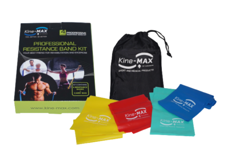 Pasipriešinimo gumų rinkinys Kine-MAX PROFESSIONAL RESISTANCE BAND SET, 4 vnt. - Image 1